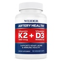 Weider Artery Zdravotní dodatek, Vitamin K2 (180mcg) & Vitamin D3 (5000iu), 90 Veggie Kapsle
