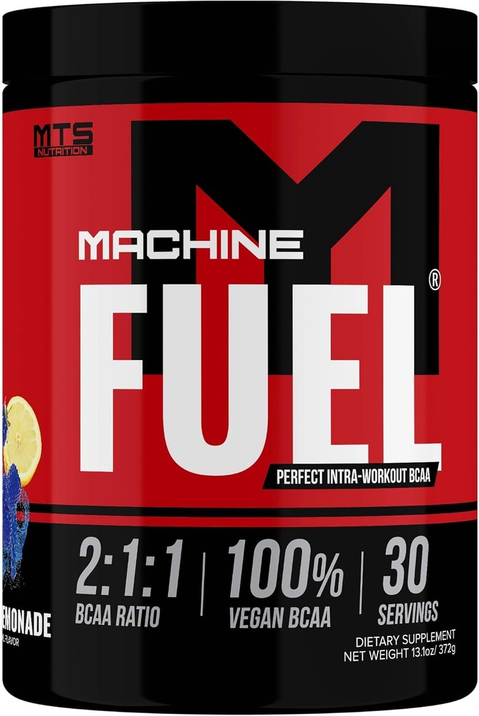 MTS Nutrition Machine Fuel - Recover, Replenish, Refuse - Vegan Hydration + Electrolyte Support - (Blue Razz Lemonade, 30 Servings)