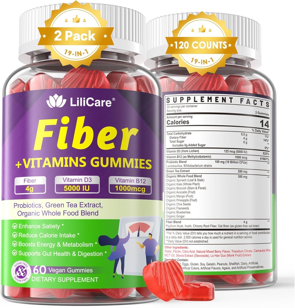 Probiotika Fiber Gummies