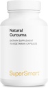 Supersmart - Natural Curcuma 2500mg per day (High Potency) - Curcuma Longa Extract Supplementary - Tumerický Curcumin 95% Curcuminoids Curcuminois 124; Non- GMO & Gluten Free - 75 Vegetariánské kapsle