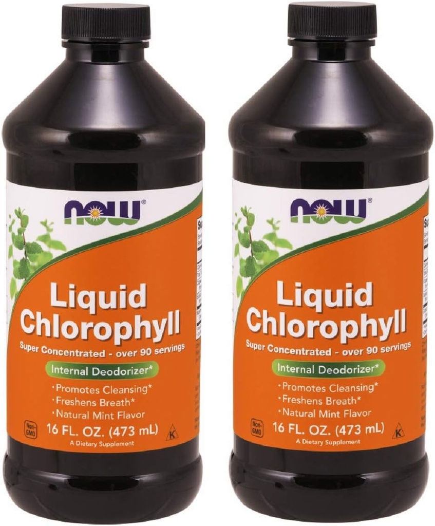 Foods Chlorofyl & Mint, 16 OZ LIQUID (balení po 2)