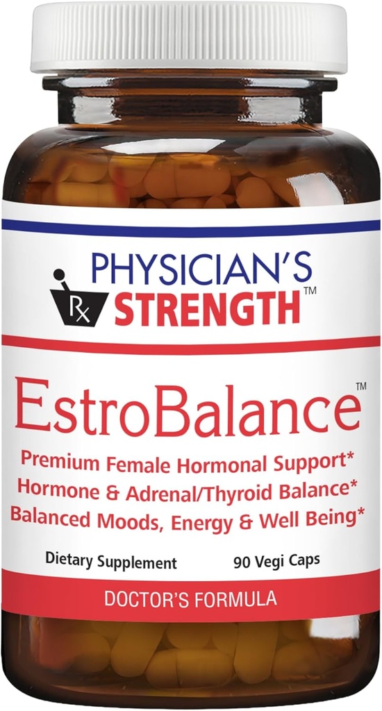 Lékařská síla EstroBalance - 90 Vegi Caps - Hormon System Metabolic Support - 45 Služeb