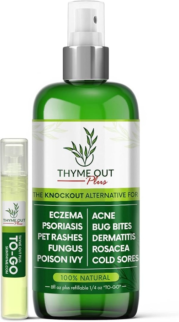 Plus Eczema Léčba, Psoriáza Léčba léčby Acne, Dermatitida, Rosacea, Studené vředy, Pet vyrážky, Bug Bites, Poison Ivy, Anti Itch Spray pro Itchy kůže úlevu pro děti, Dospělý & Baby