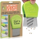 Fast 'n Clean - Lice Comb Reided - The Self Cleaning Lice Comb