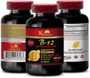 b12 s methylkobalaminem - METHYLCOBALAMIN VITAMIN B-12 5000 - proti stárnutí vitamíny pro ženy, energetické doplňky prášek pilulku, energetické vitamíny pro ženy nad 50 let, vytrvalost - 1 láhev 60 Tabs
