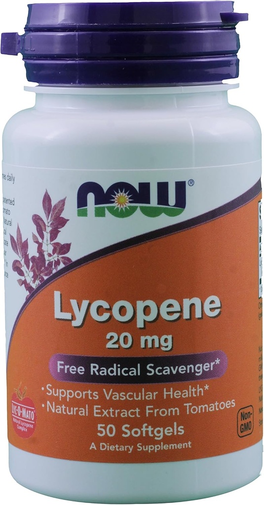 Foods Lycopene, 50 softgelů / 20 mg (Balení po 2)