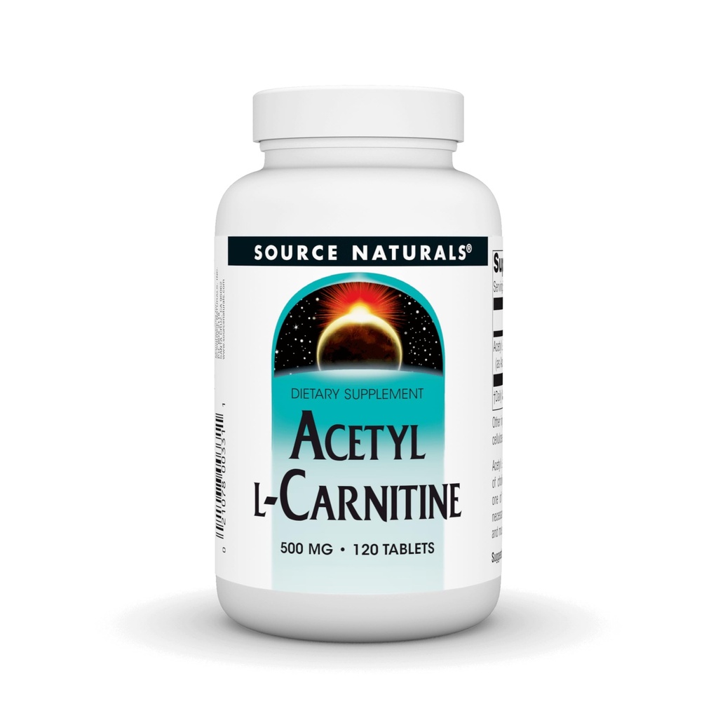 Zdroj Naturals Acetyl L- karnitin 500 Mg Tablet, 120 Počet