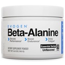 Evogen Beta-Alanin - Performance Enhancer CLAS124; Boost Endurance, Zpoždění Únava CLAS124; Neochucené CLAS124; 60 Služeb