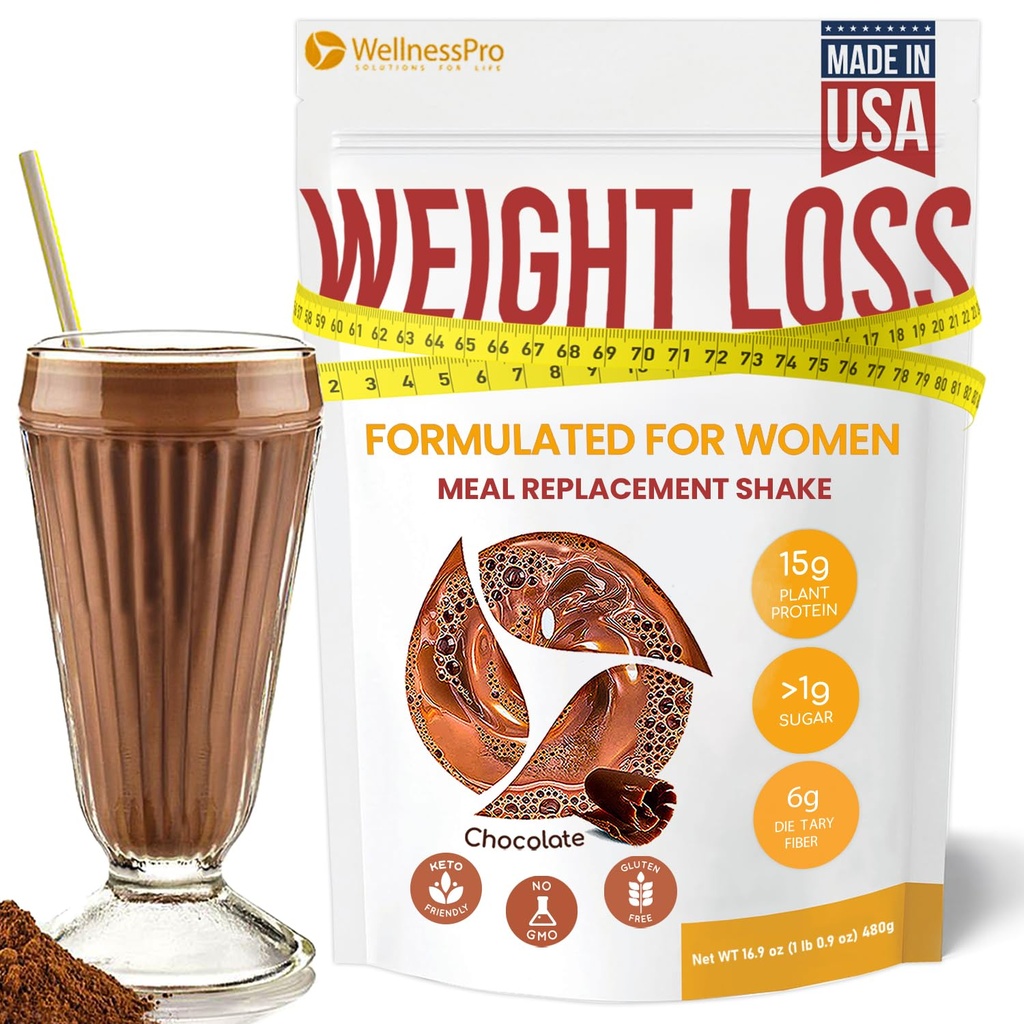 Strava Náhradní Shake pro ženy s čokoládovou příchutí, Keto Friendly, Kosher Protein prášek, Pre & Probiotika pro snadné trávení, No Sukralosa Zahrnuto, 16,9 Oz