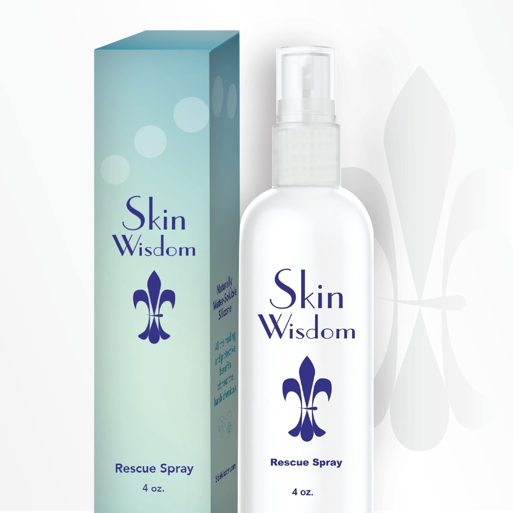 Rescue Spray podporuje zdravou pleť s kyselinou hyaluronovou, organickou aloe Vera a patentovaný vzorec pro Eczém, Rosacea, radiační dermatitida, opalování, vyrážka, Scar redukce 4 fl oz