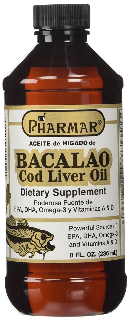 Pharmark Aceite De Higado De Bacalao Cod Jaterní olej (8 Ounce)
