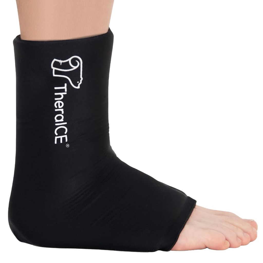 TheraICE Ankle Ice Pack Wrap, Achilles Tendonitis Brace, Plantar Fasciitis