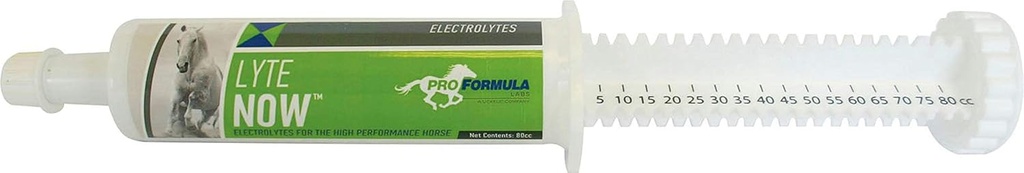 Uckele Lyte Nyní Syrgie pro koně - Full Spectrum Electrolyte Paste pro koně - Koňská minerální kapalina doplnění - 3 dávky - 80 CC