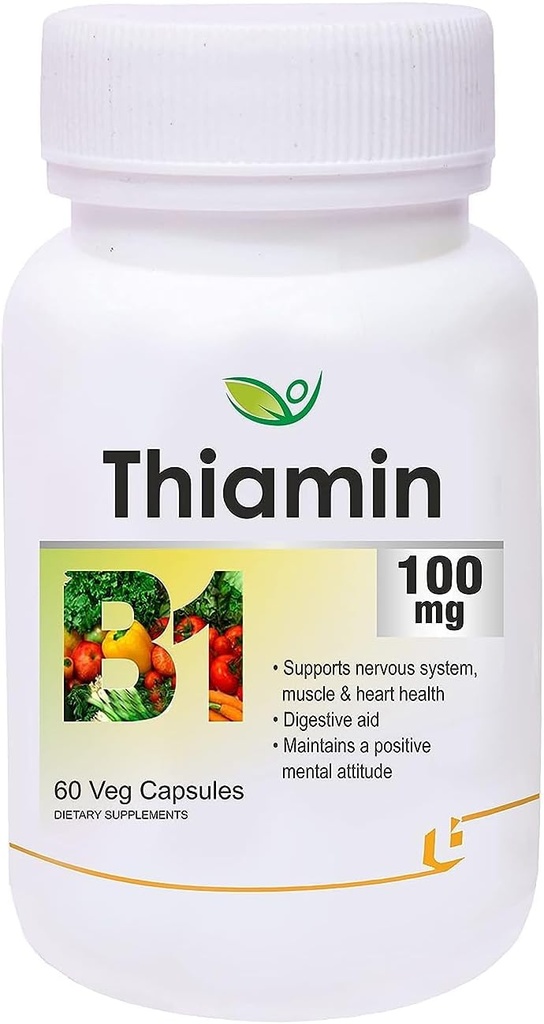 Generický pub Thiamin (vitamin B1) - 60 Veg Kapsle