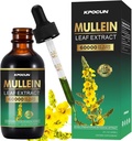 Mullein Drops for Lungs - Lung Cleanse - Leaf Extract - Bylinné doplňky - Výkonný Mullein pro imunitní podporu, Detox & Respirační podpora - 2 fl oz