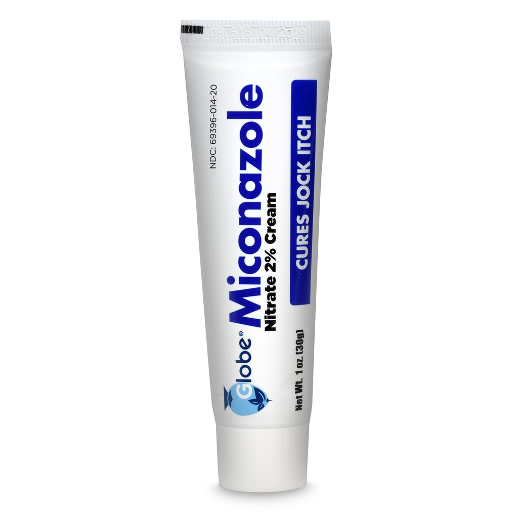 Globe Miconazole Nitrate 2% Antimykotický krém 1 oz, Vyléčí nejvíce atletických nohou, Jock Itch, Ringworm a další. Porovnejte s vedoucí název značky
