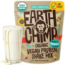 Zemní Chimp Organic Vegan Protein Powder - s probiotiky - Non GMO, mléčné výrobky zdarma, nesyrovátka, rostlinné bílkoviny prášek pro ženy a muže, gluten zdarma - 52 Služeb 64 Oz (Plain & Neslazené) No Scoop