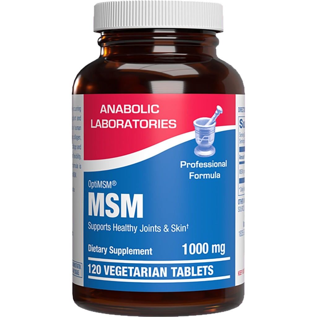 Methylsulfonylmethan MSM dodatek 1000mg - Vysoká síla Soft Tissue & Joint Supplement with MSM from OptiMSM - Vegetarian Non- GMO & Made in the USA in cGMP facilities - 60 Servings