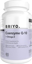 CoenzymeQ10 + Omega 3- 150 mg Omega 3 + 100 mg Omegas 3 s lykopenem a selenem pro srdeční zdraví, buněčnou energii, antioxidační podporu