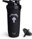 Smartshake Rockband Reforce Stainless Steel Shaker Lahvička 900 ml LAHVIČKA 124; 30 oz - Leakproof Screw-on Lid - BPA Free - Unisex - Metallica, Master of Puppets Logo on Lahvička