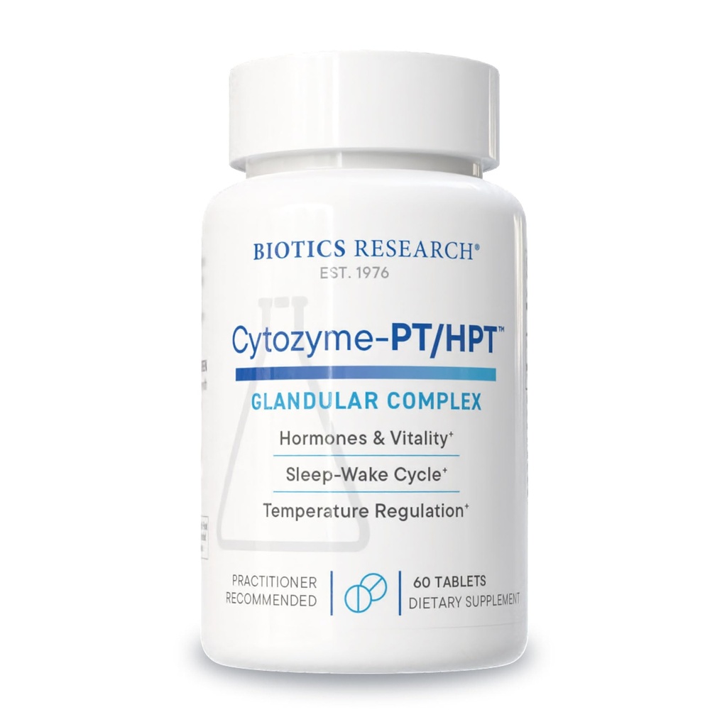 Biologický výzkum Cytozym PT HPT Lamb Pituitary / Hypothalamus komplex, podporuje funkci Pituitary Gland a Hypothalamus, Adrenal Health, Brain Boost 60 Tablety