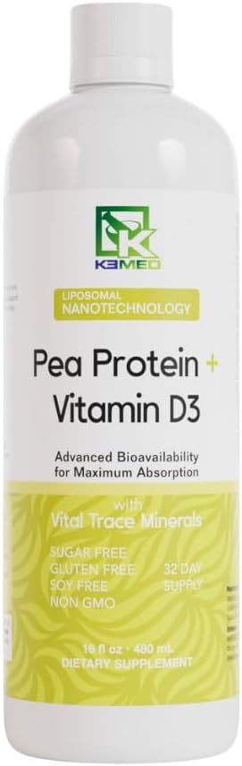 Nanonutrition Pea Protein + Vitamin D3 CLAS124; Liposomální nanotechnologie CLAS124; 100% přírodní ingredience CLAS124; 16 Fl. Oz. CLAS124; 32 Služeb