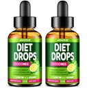 (Balení po 2) Dietní kapky - Made in USA - Appetite Conpressant for Women & Men - Natural Metabolism Booster - Dietní kapky s Garcinia Cambogia, L- Arginin & L- Glutamin 1 Fl Oz