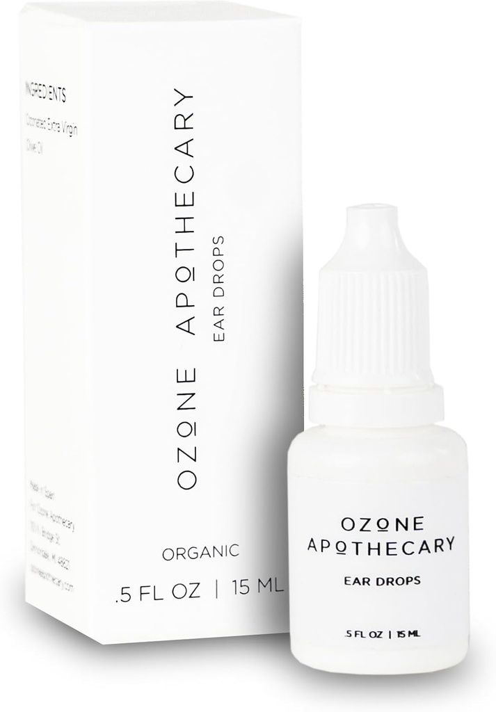 Organické Ušní kapky 124; Ozone Oil Infused Uar Care 124; Ozonated Oil to Nourish, Protect & Cleanses for People and Domestic