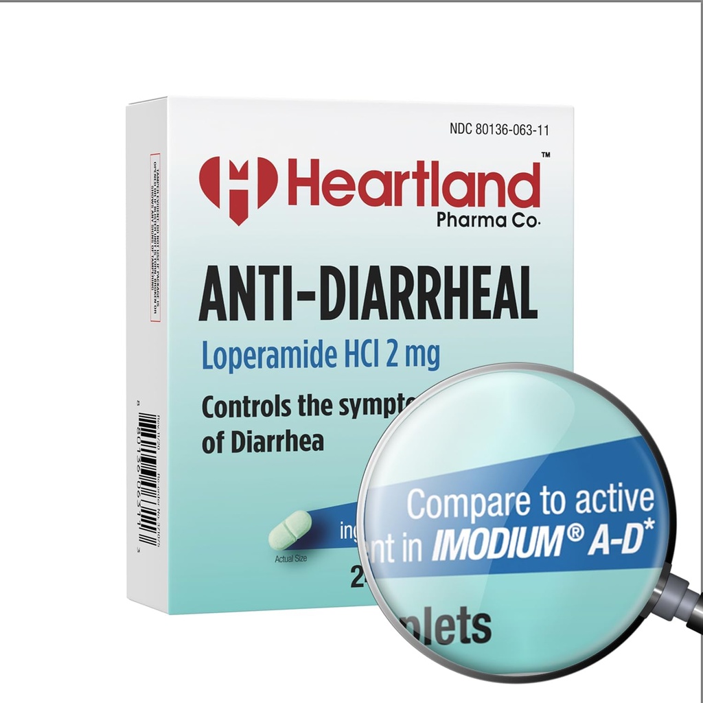 Loperamid HCL 2mg Caplet CARL 124; Anti- Infecteal Medication CARL 124; Diarrhea Relief CARL 124; Blistr Pack CARL 124; USA vyráběné CARL 124; 24 Caplet