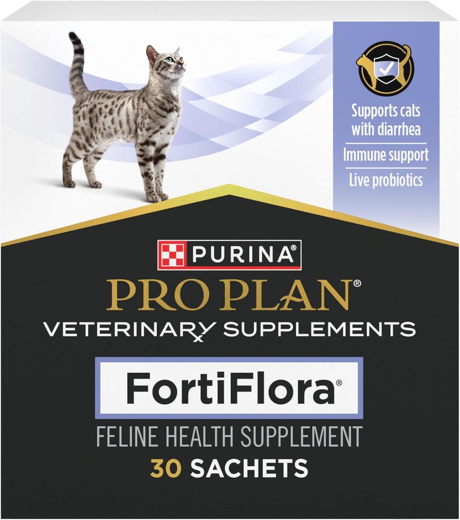 Purina Pro Plan Veterinární doplňky FortiFlora Probiotika pro kočky s průjmem Kočky doplňky
