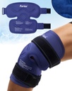 Forias 14.4 "Ice Pack for Knee Pain Relief, Reuse Gel Ice Pack Wrap for Injuries, Knee Replacement Surgery, Otok, Artritida, Meniscus Tear, and ACL, Blue