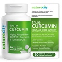 NatureCity True- Curcumin Turmeric dodatek 124; Non- GMO tumerický a Curcumin 500mg Curcuma Kapsle Vitamin doplňky 124; až 700% zvýšení v Absorpce (30 Day Supply) 124; Podporuje spojky