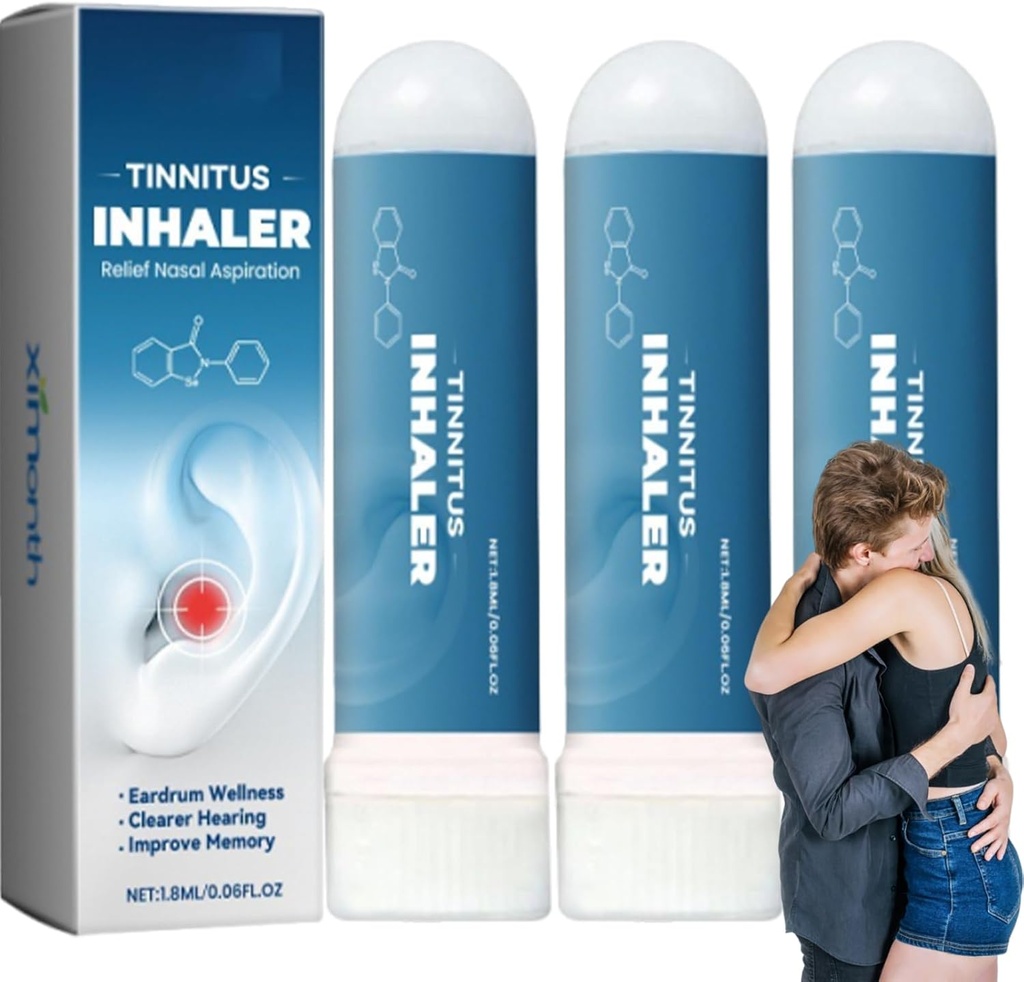 Tec Silen Tinnitus Inhaler, Echo Ease Nose Inhaler pro Tinnitus, Tinnitus Inhaler, přírodní a jemný (3)