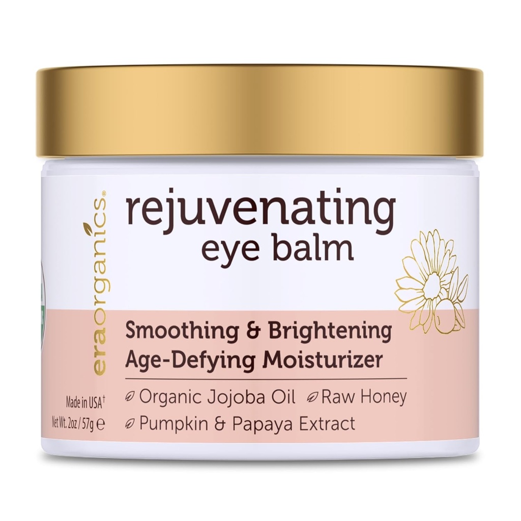 USDA Organic Eye Moisturizer Cream - Omlazující a Nurishing Age Defying Balm - Přírodní přísady pro citlivou pleť s jojobovým olejem, Argan Oil pro puffiness, Fine Lines Plus Více