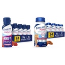Zajistit COMPLETE Nutrition Shake, 30g proteinu, Nahrazení stravy Shake, s výživovými látkami pro imunitní zdraví, Jahoda, 10 Fl Oz & Plus Máslo Pecan Nutrition Shake, Nahrazení jídla Shake, 24 Pack