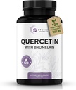 Quercetin s Bromelain (1000mg Servings) - 120 Veggie Capsule Dodatek - Podporuje zdravé imunitní funkce u mužů a žen, Vegan, Non- GMO, Made in USA