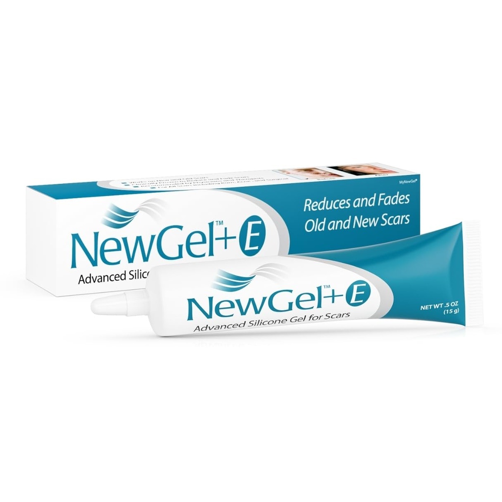 Advanced High- Potency Silicone Jizva gel s vitamínem E pro staré, nové Jizvy, chirurgie, Keloidy, Burns, a obličeje bělidlo Jizvy, NewGel Plus od MyNewGel (15 Grams) - 0.50 oz