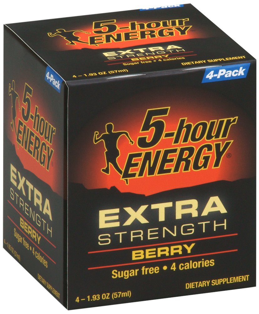 5-Hodina Energy Extra Dietní dodatek, Berry, 4 Počet