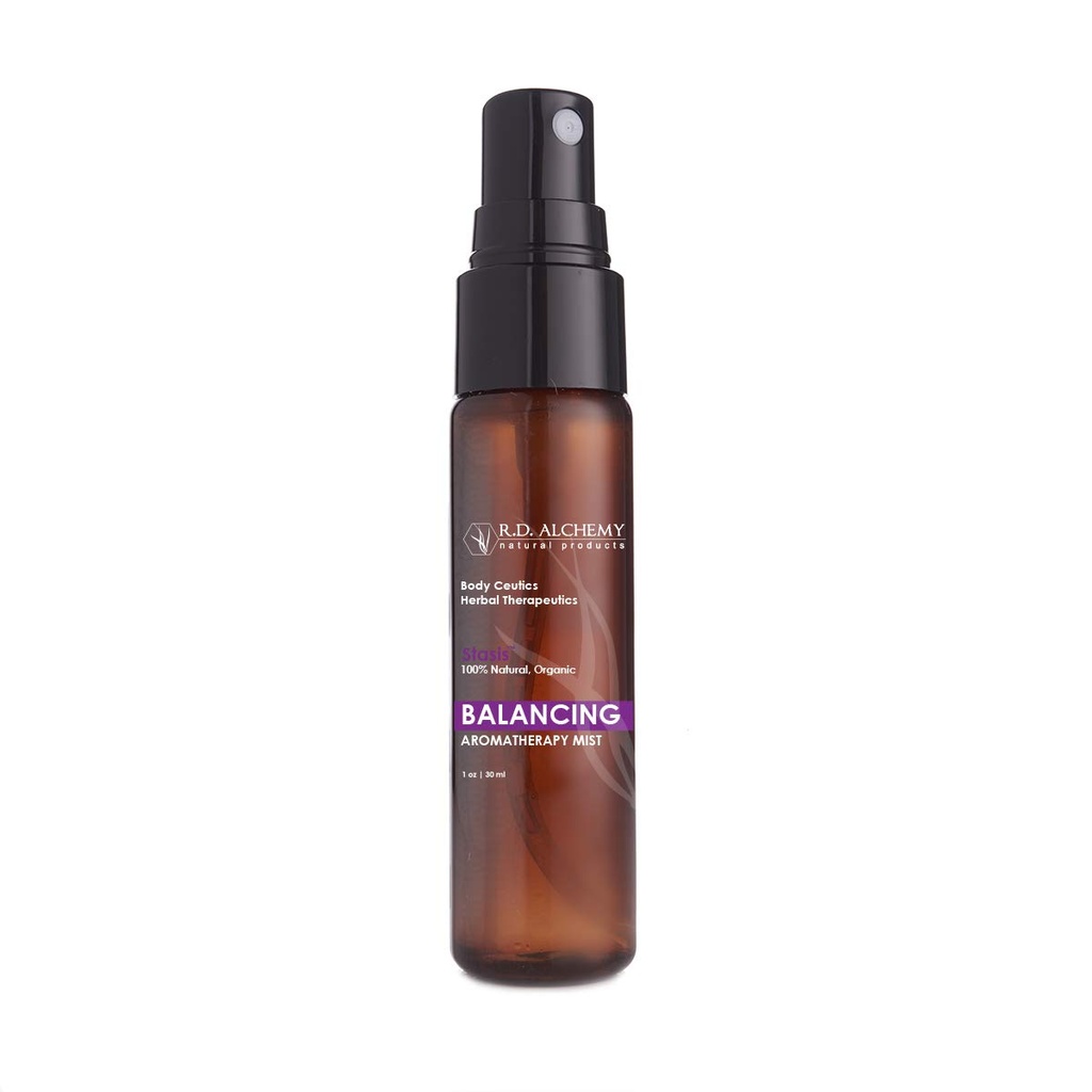 RD Alchemy - Balancing Hot Flash Mist pro Menopauzu. Black Cohosh, Vitex + Marjoram a Ylang Ylang Essential Oils Nápověda Soothe, aby se cítíte lépe.