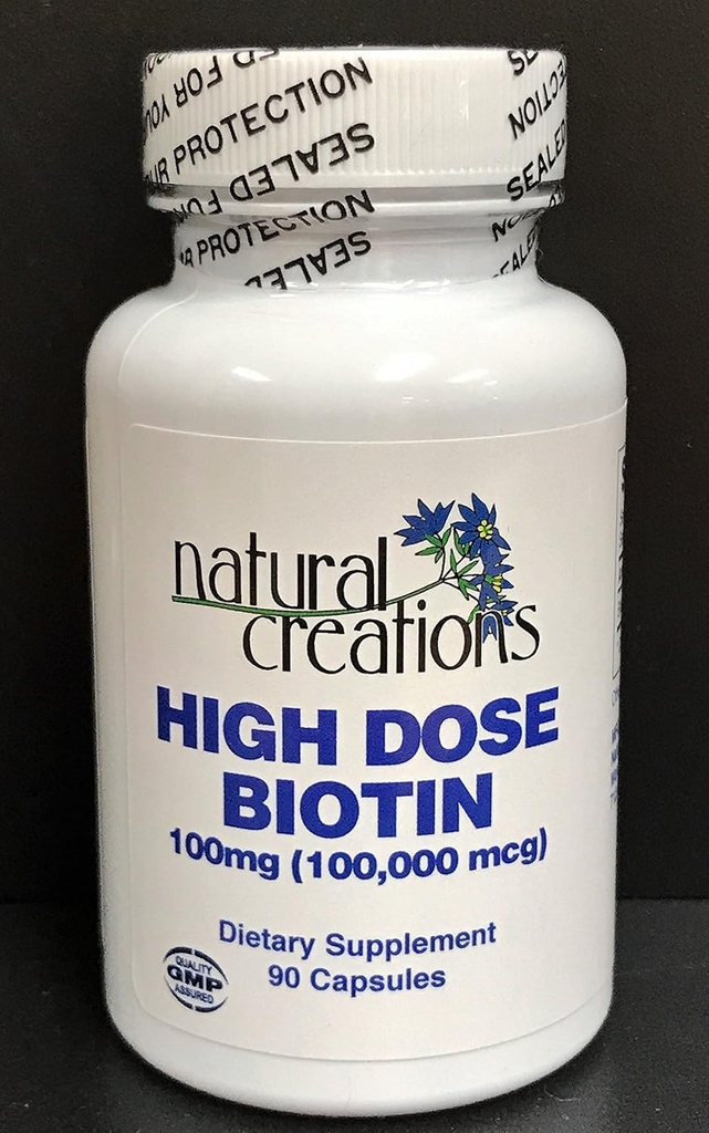 Vysoká dávka Biotinu 100 mg (100 000 mcg)
