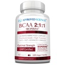 Schválený doplněk vědy BCAA - 60 Tablet - 2400mg - Zvýšení výkonu a zvýšení svalové deformace - L- Leucin, L- Isoleucin, L- Valin - Made in USA, Non- GMO