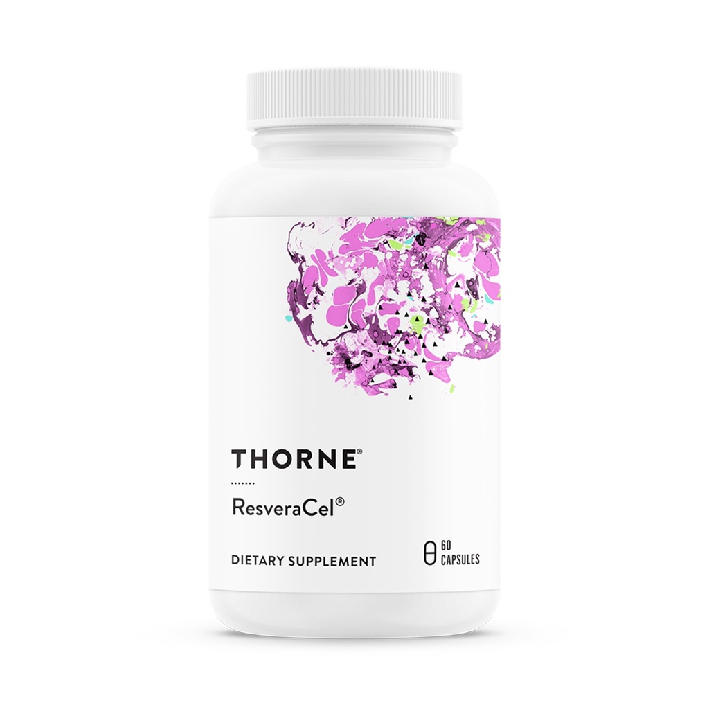 THORNE - ResveraCel - Nicotinamid Riboside s Quercetin Phytosome & Resveratrol - Podpora zdravého stárnutí, methylace, buněčné výroby a metabolismu * - 30 Služeb