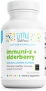 DAVINCI Little Immuni- z + Elderberry - Děti zinkové lenge na podporu imunitního zdraví, zdravé plíce a hrdelní tkáně * - s vitamínem D3, zinek, bezinky a další - Lemon Flavor - 60 Lozenges
