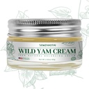 Organic Wild Yam Cream - Hormon Balance & Menopauza Relief, Podporuje Hot Flashes & Night Sweats, 2.82 oz - Určeno pro americký trh SEMZHAOTAI