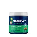 NaturVet - Digestivní enzymy - Plus probiotika a prebiotika - Pomáhá podporovat dietní změny a zdravý trávicí trakt - pro psy a kočky (měkké žvýkání, 120 Počet)