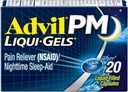 Advil PM Liqui- Gels Pain Reliever and Nighttime Sleep Aid, Pain Medicine with Ibuprofen for Pain Relief and Difenhydramine HCL for a Sleep Aid - 20 Tekuté plněné kapsle - Zpět na vysokou školu