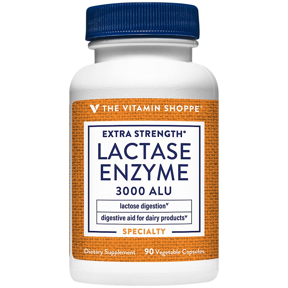 Extra síla laktáza enzym a "Digestive Aid a" 3000 ALU (90 Zeleninové kapsle)