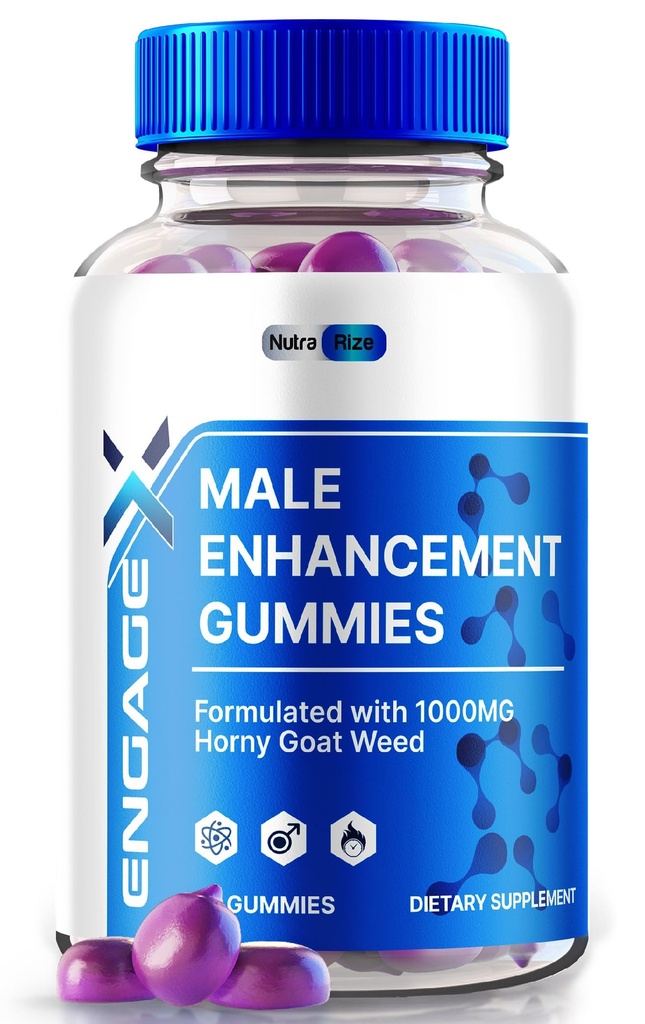 Engage X Gummies, Engage X Male Gummy Performance Support, All Natural Supplement for Men, EngageX Advanced Formula Vitamin Pills for Power and Energy, EngageX Reviews (60 Gummies)