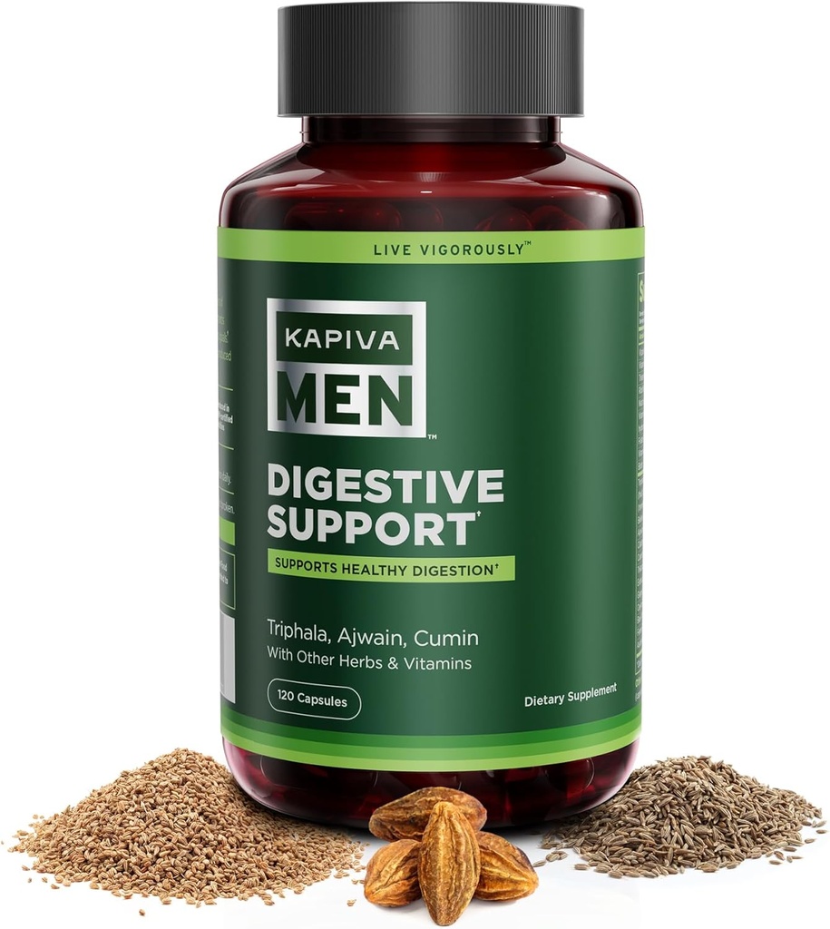 Příplatek za stravovací podporu s Triphala, Ajwain, Cumin, a další Byliny a vitamíny, podporuje zdravé trávení a Gut zdraví, 60 denní dodávky, 120 Kapsle