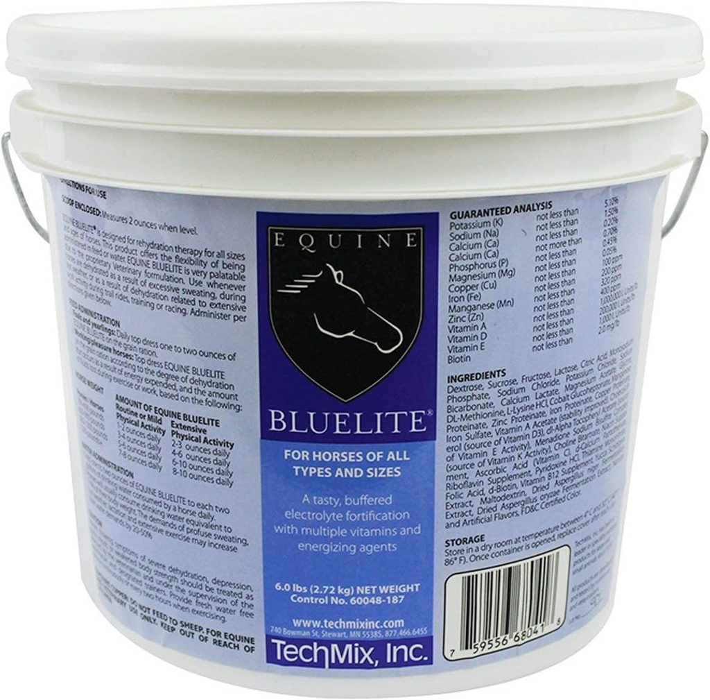 TechMix Equine BlueLite Powder, 6 liber.